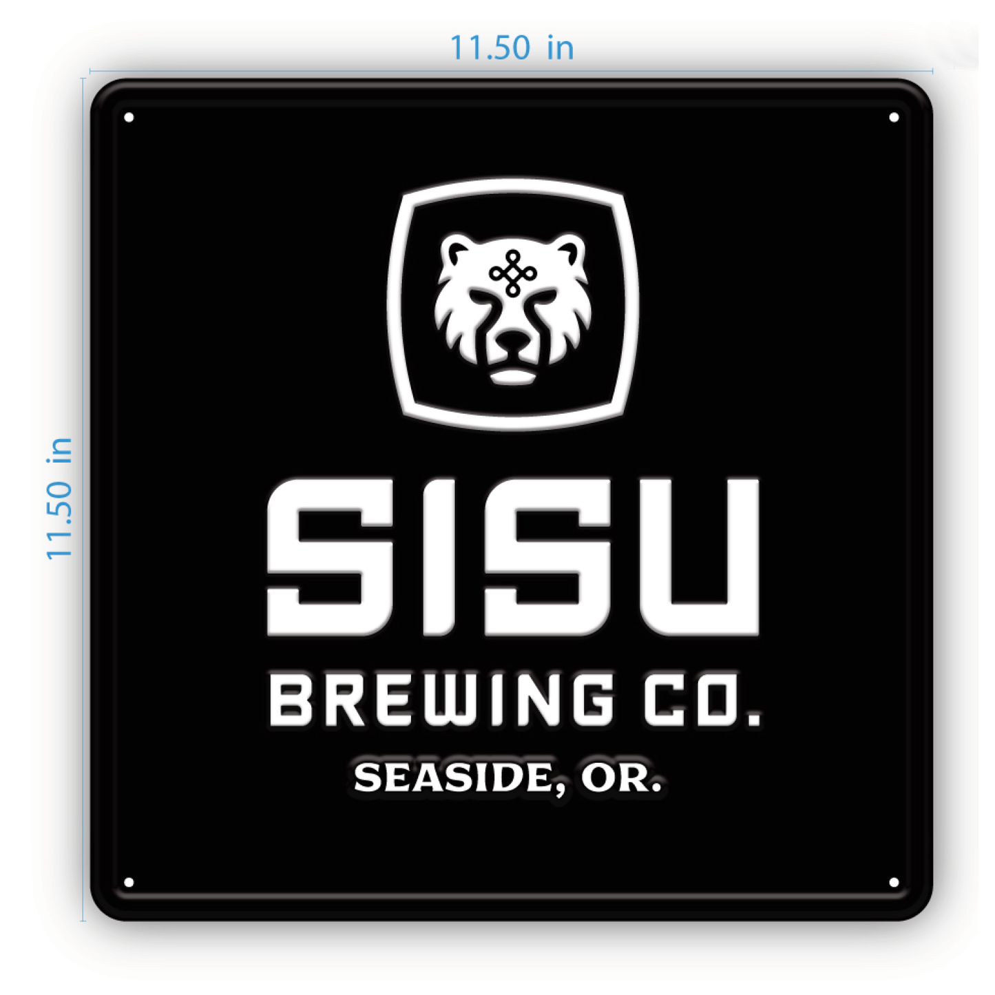 Metal Logo Sign